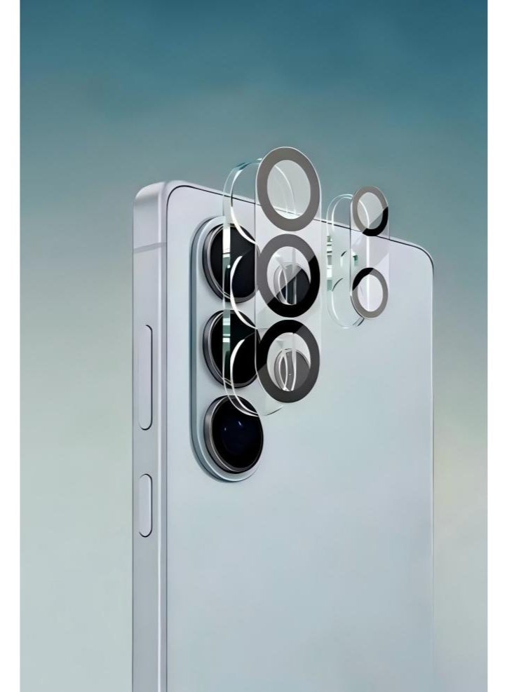 حامي عدسة كاميرا سامسونج جالاكسي S26 ألترا، HD مضاد للتوهج، متوافق مع الجرابات، إعادة إنتاج ألوان فائقة، زجاج مقسى فائق النحافة 9H، مقاوم للخدوش، حامي عدسة فردي سهل التركيب - Image 2